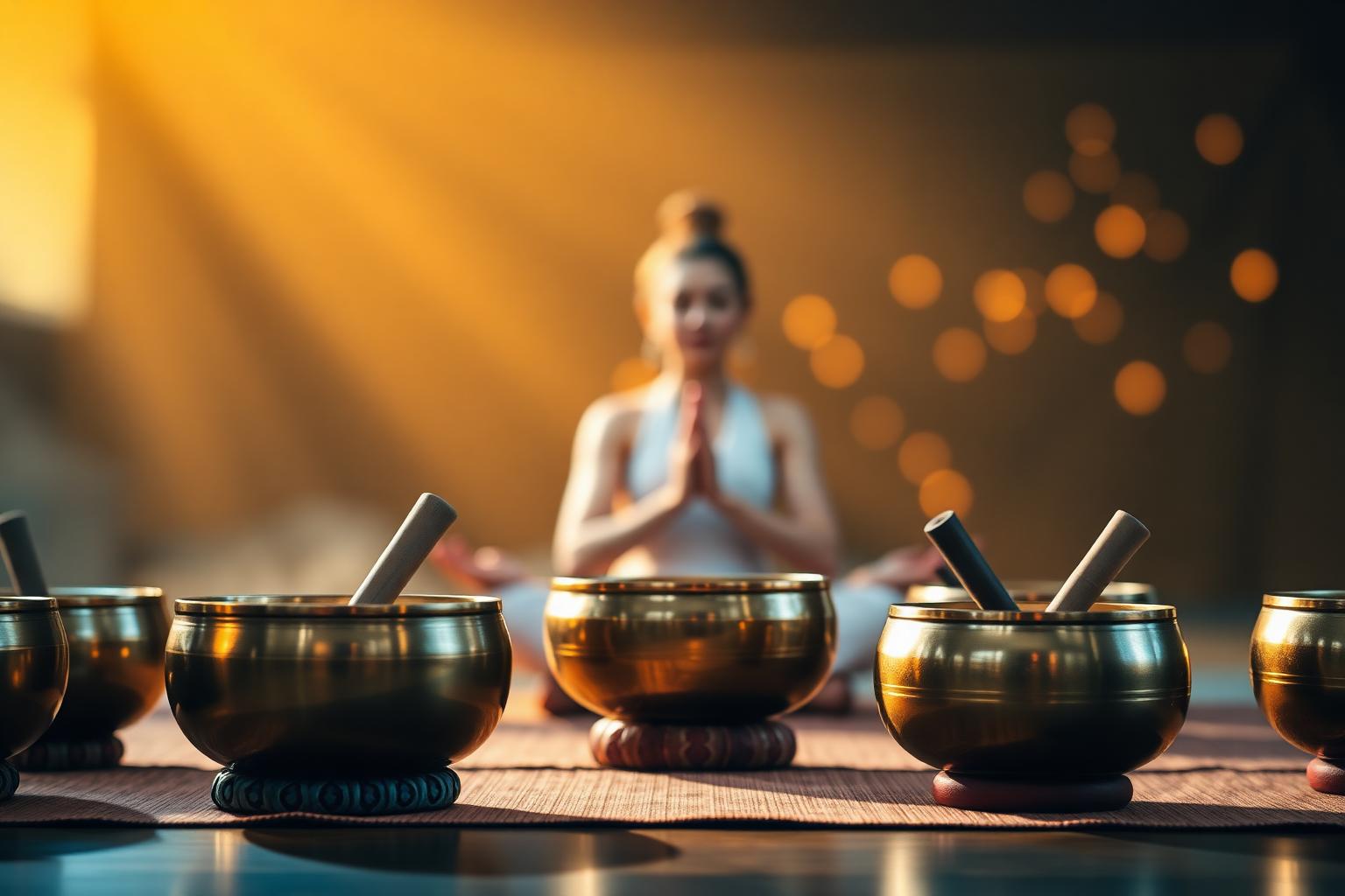 Meditation mit Klangschalen und Mantra-Gesang